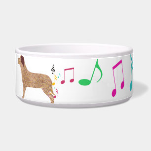 Niedliche Hundemusik Napf