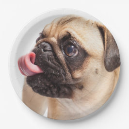 Niedliche Hundepapier-Teller 4 Pappteller
