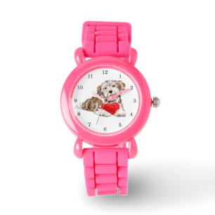 Niedliche Hundeschau Armbanduhr