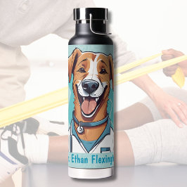 Niedliche Hundeschenke für Physiotherapeuten Ärzte Trinkflasche