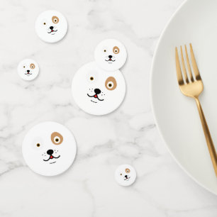 Niedliche Hundewand Konfetti