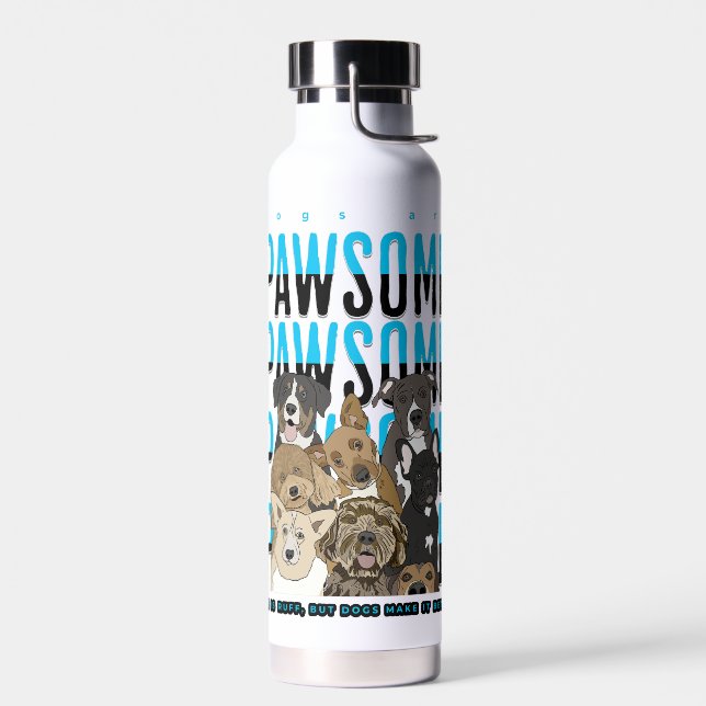 Niedliche Hundsgegenstände | Dog Lover Pub Trinkflasche (Links)