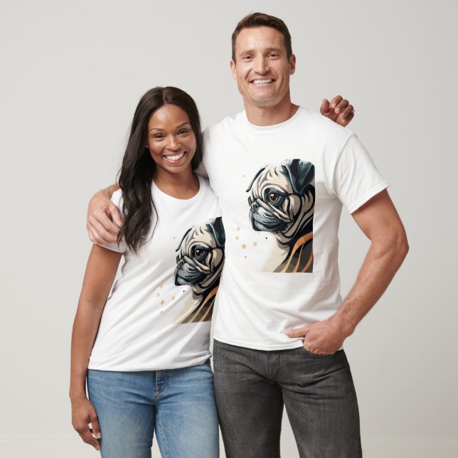 Niedliche Hundskizze T-Shirt (Unisex)