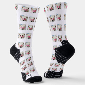 Niedliche Hundsmustersocken Socken