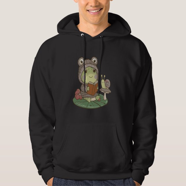 niedliche Hütte Hoodie (Vorderseite)