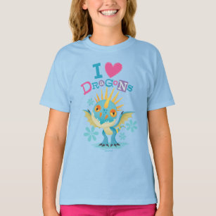 Niedliche "I Liebe Dragons" Stormfly Graphic T-Shirt