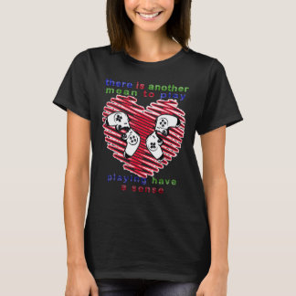 Niedliche Idee für Gaming für echte Videospiele-Li T-Shirt