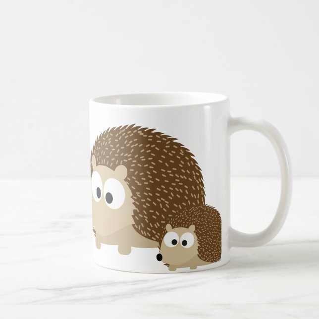 Niedliche Igel Kaffeetasse (Rechts)