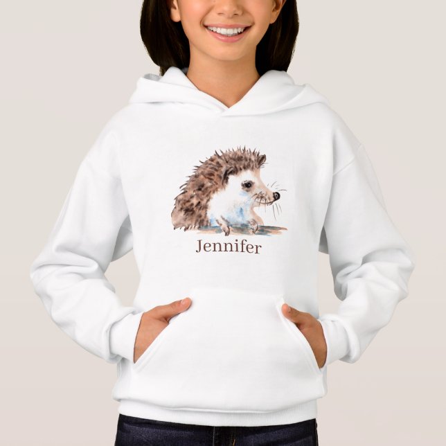 niedliche Igel-Liebhaber tragen den Namen Hoodie (Vorderseite)