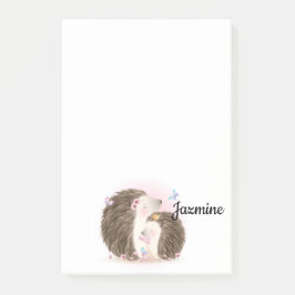 Niedliche Igel Post-it Klebezettel