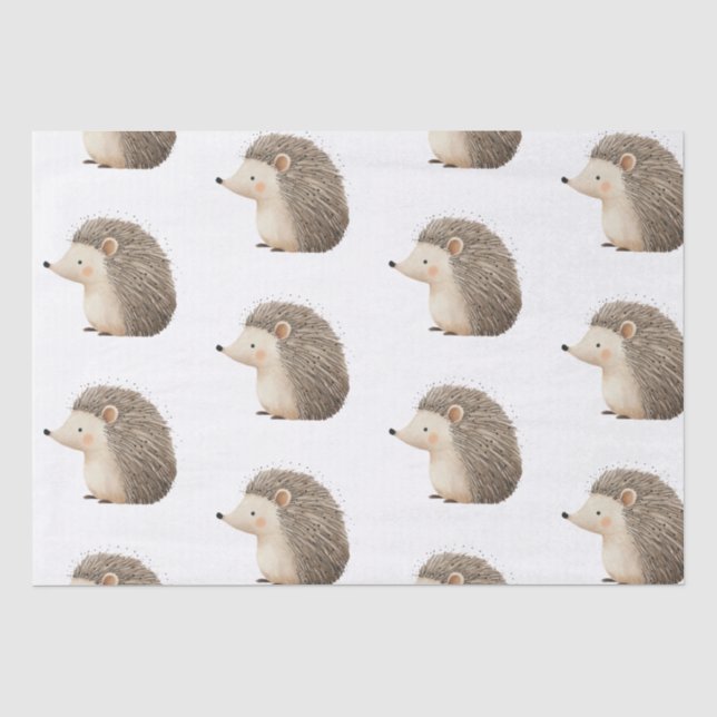 Niedliche Igel Seidenpapier (Vorderseite)