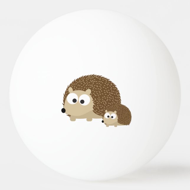 Niedliche Igel Tischtennisball (Vorderseite)