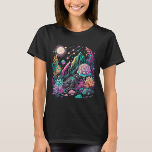 Niedliche Illustration der Esoterischen Naturkrist T-Shirt