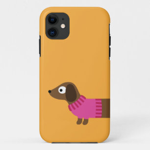 Niedliche Illustration der langen Dackel Case-Mate iPhone Hülle