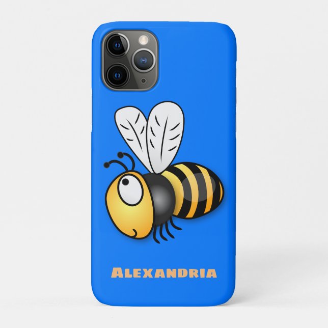 Niedliche Illustration des beglückten Cartoon Case-Mate iPhone Hülle (Rückseite)