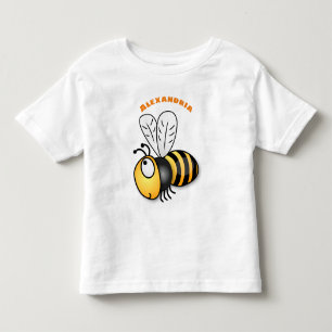 Niedliche Illustration des beglückten Cartoon Kleinkind T-shirt
