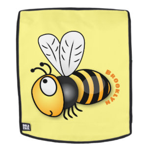 Niedliche Illustration des beglückten Cartoon Rucksack
