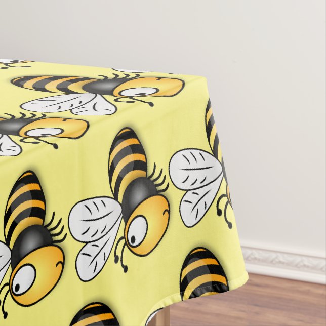 Niedliche Illustration des beglückten Cartoon Tischdecke (Beispiel)