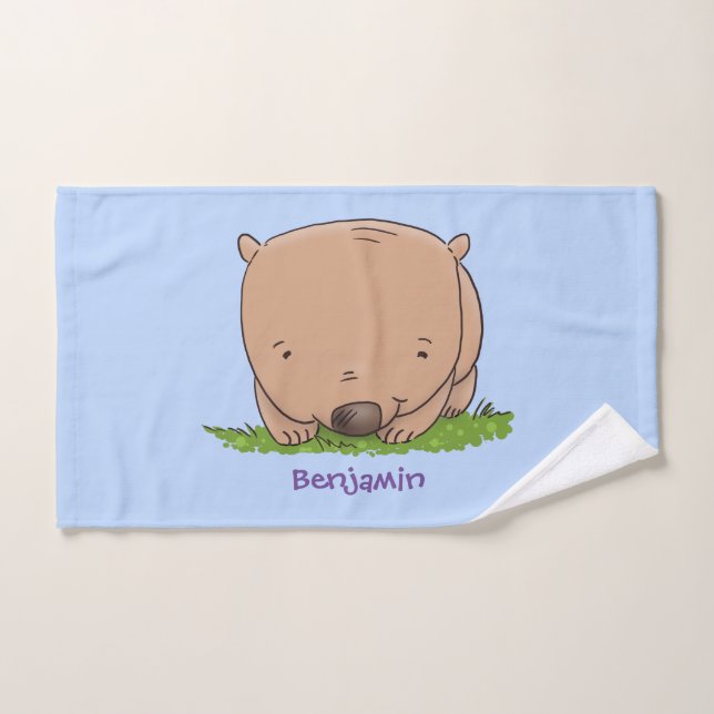 Niedliche Illustration des Cartoon Badhandtuch Set (Handtuch)