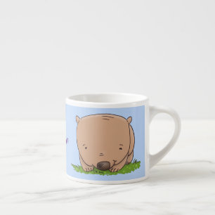 Niedliche Illustration des Cartoon Espressotasse