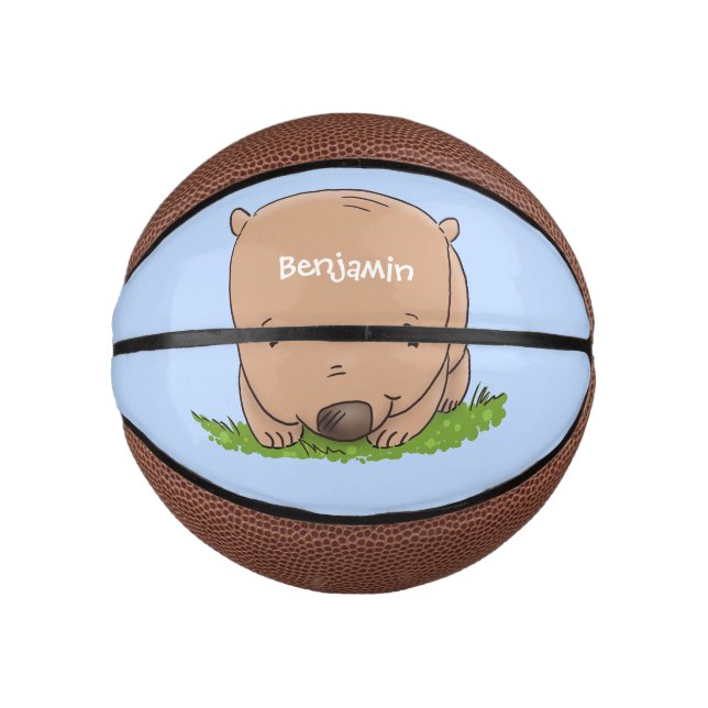 Niedliche Illustration des Cartoon Mini Basketball (Vorderseite)