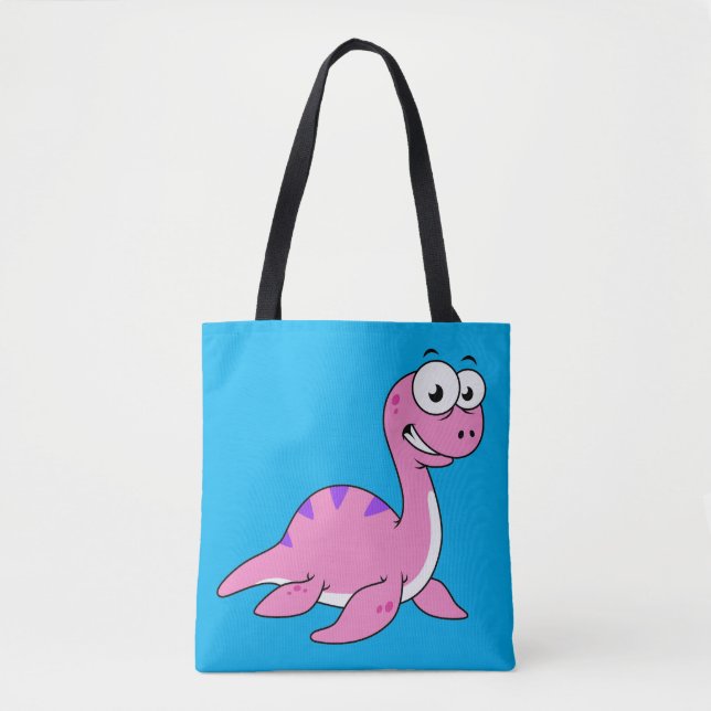 Niedliche Illustration des Loch Ness Monsters. Tasche (Vorderseite)