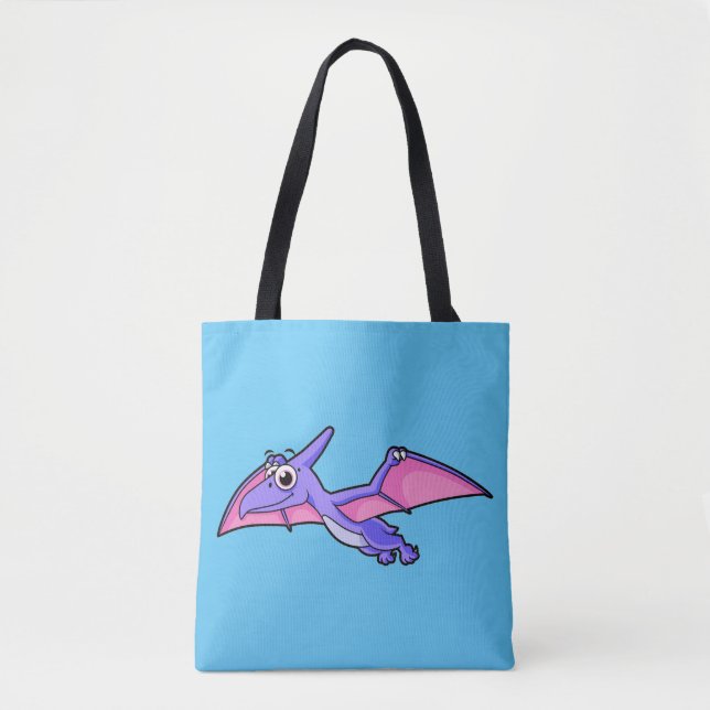 Niedliche Illustration eines fliegenden Pterodakty Tasche (Vorderseite)