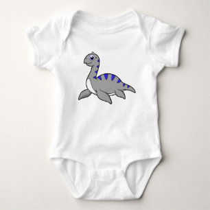 Niedliche Illustration eines Loch Ness Monsters. Baby Strampler