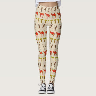 Niedliche Illustration für afrikanische Tiere - ku Leggings