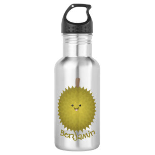 Niedliche Illustration von Happy-Duran-Cartoon Edelstahlflasche