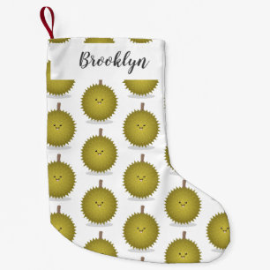Niedliche Illustration von Happy-Duran-Cartoon Kleiner Weihnachtsstrumpf