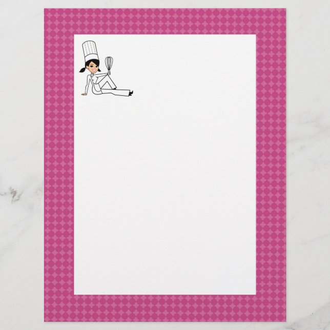 Niedliche Illustrierte Seite für Rezepte (Vorderseite)