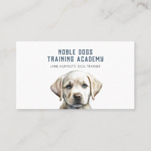 Niedliche Illustrierte Welpen-Hundeausbilder-Visit Visitenkarte