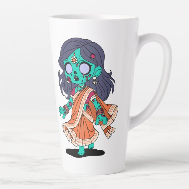 Niedliche indische Zombie Milchtasse (Rechts)