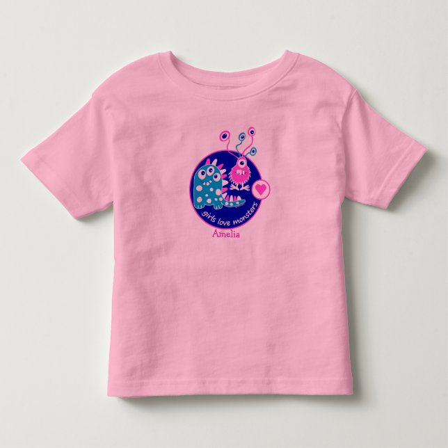 Niedliche, individuell anpassbare Funny Little Pin Kleinkind T-shirt (Vorderseite)
