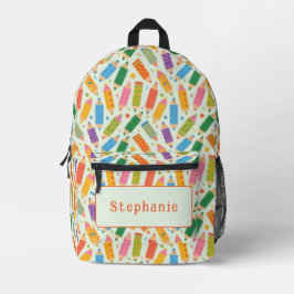 Niedliche, individuell anpassbare Stift-Druckausga Bedruckter Rucksack