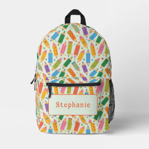 Niedliche, individuell anpassbare Stift-Druckausga Bedruckter Rucksack