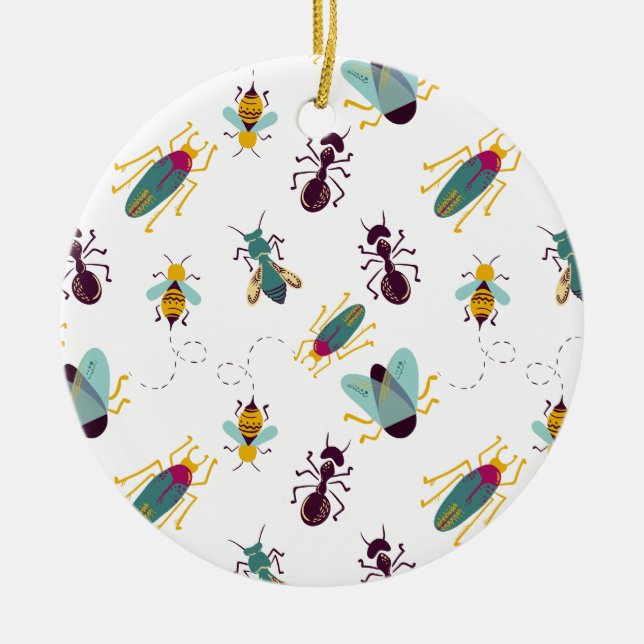 niedliche Insekten Keramik Ornament (Vorne)