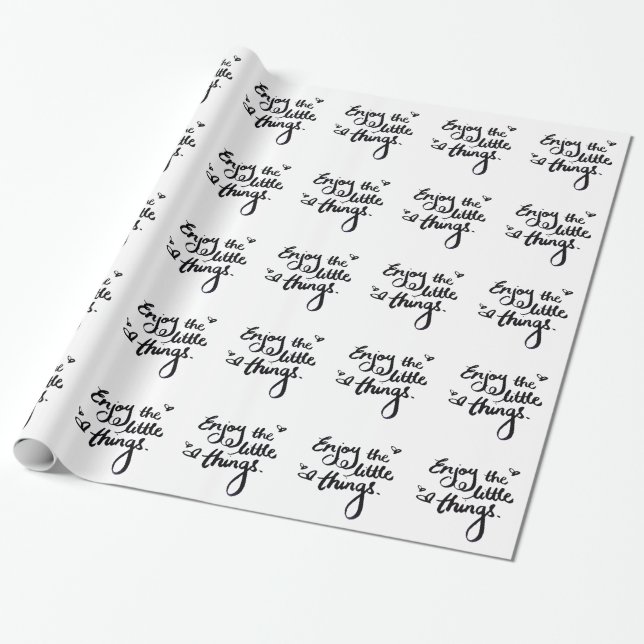 Niedliche Inspirationspositionierung Geschenkpapier (Ungerollt)
