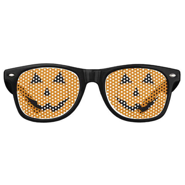 Niedliche Jack-O-Lantern-Halloween-Party-Kostümsch Partybrille (Vorderseite)