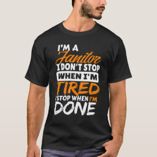 Niedliche Janitor Liebe & Wertschätzung T-Shirt