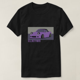 Niedliche japanische Sportwagen Pixel Art T-Shirt