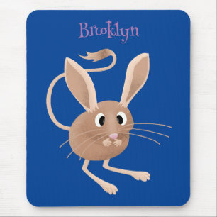 Niedliche Jerboa-Cartoon-Abbildung Mousepad