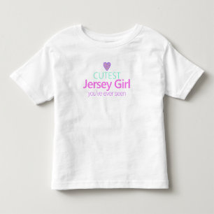 Niedliche Jersey Girl Kleinkind T-shirt
