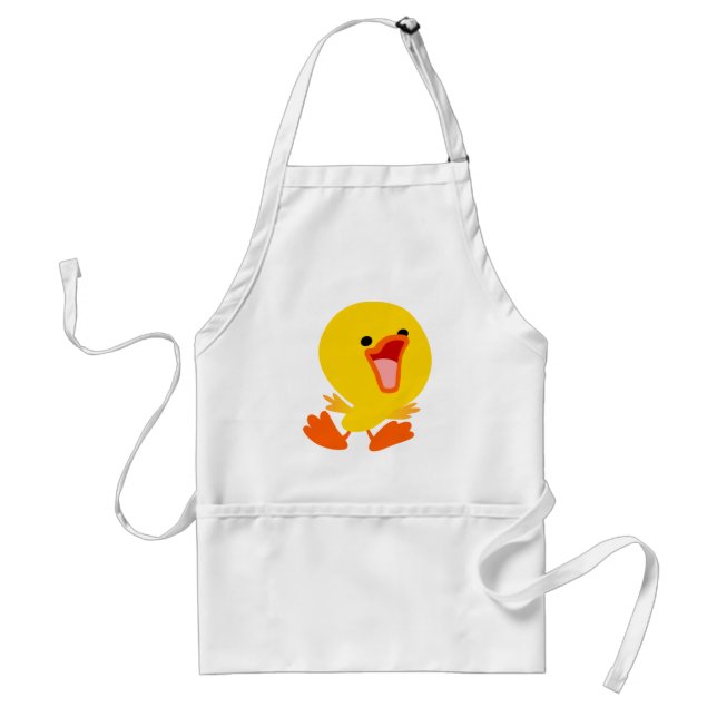 Niedliche Joyous Cartoon Duckling Schürze (Vorne)