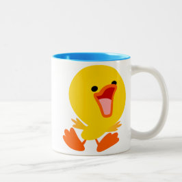 Niedliche Joyous Cartoon Duckling Tasse