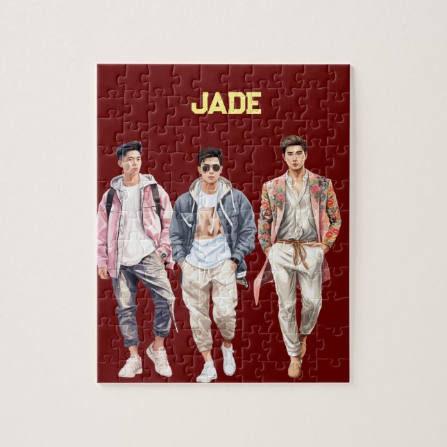 niedliche Jungen personalisierter Name (Vertikal)