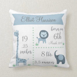 Niedliche Jungle Animals Baby Bouncement Pillow Kissen