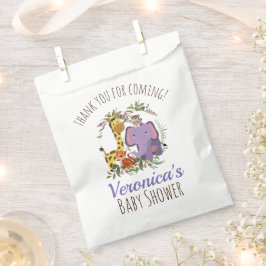 Niedliche Jungle Safari Animal Baby Dusche Vielen Geschenktütchen