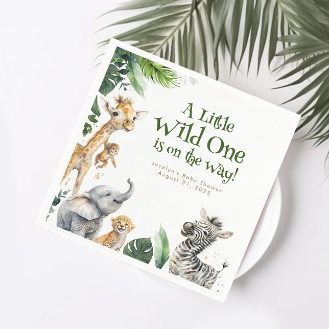 Niedliche Jungle Safari Animals Kinderdusche Serviette (Von Creator hochgeladen)